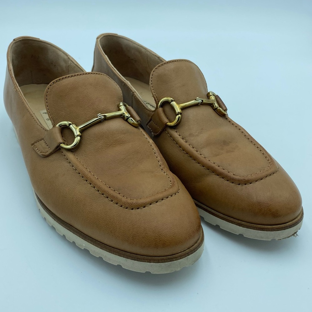 Paul Green Shay Bit Loafer Tan/Light Brown Leather Size US 6.5